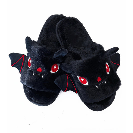 OMNI™ Halloween Plush Bat Slippers