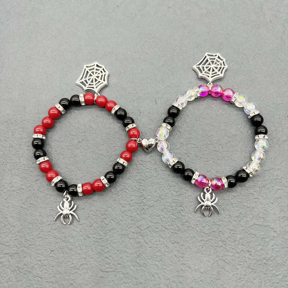 OMNI™ Halloween Themed Beaded Couple Bracelet