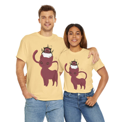 OMNI™ Nero and Rouge Duo Unisex Heavy Cotton T-Shirt