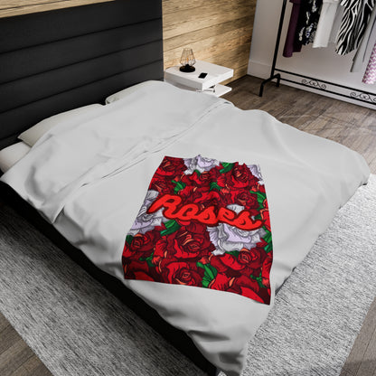 OMNI™ Roses Velveteen Plush Blanket