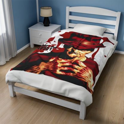 OMNI™ Freddy Krueger Design Velveteen Plush Blanket