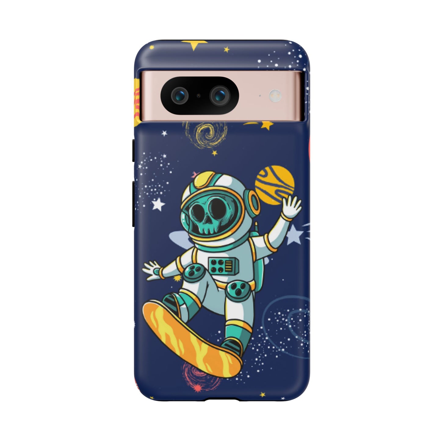 OMNI™ Skeleton Astronaut Space Surfer Double Layered Phone Case