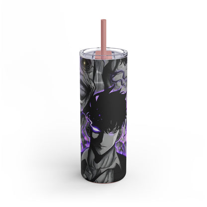 OMNI™ Solo Leveling Shadow Monarch Skinny Matte Tumbler