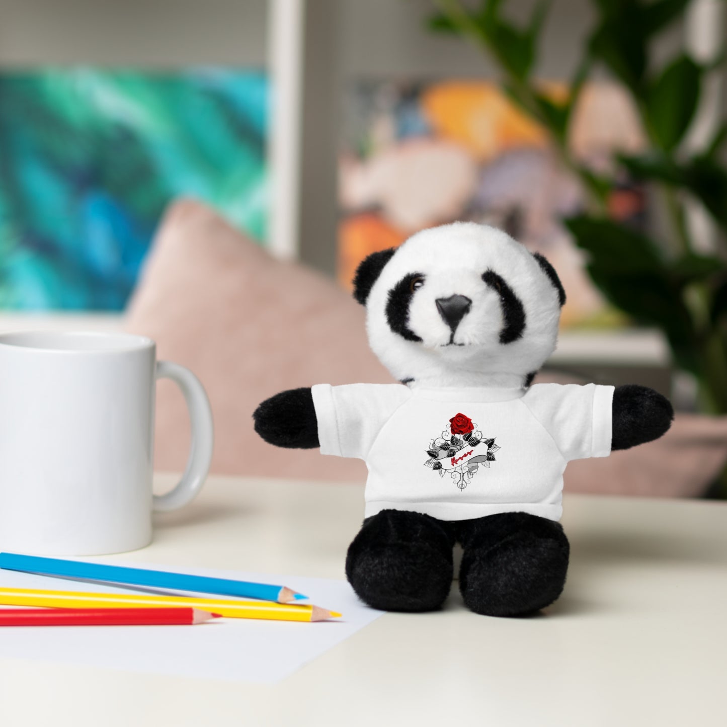 OMNI™ Roses Stuffed Animals with T-Shirt