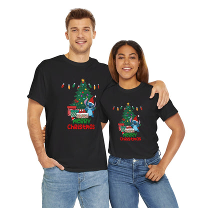 OMNI™ Stitch Christmas Themed Unisex Heavy Cotton T-Shirt