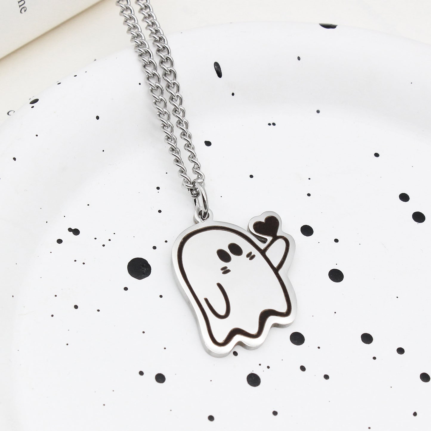 OMNI™ Halloween Cute Love Ghost Couples Necklace