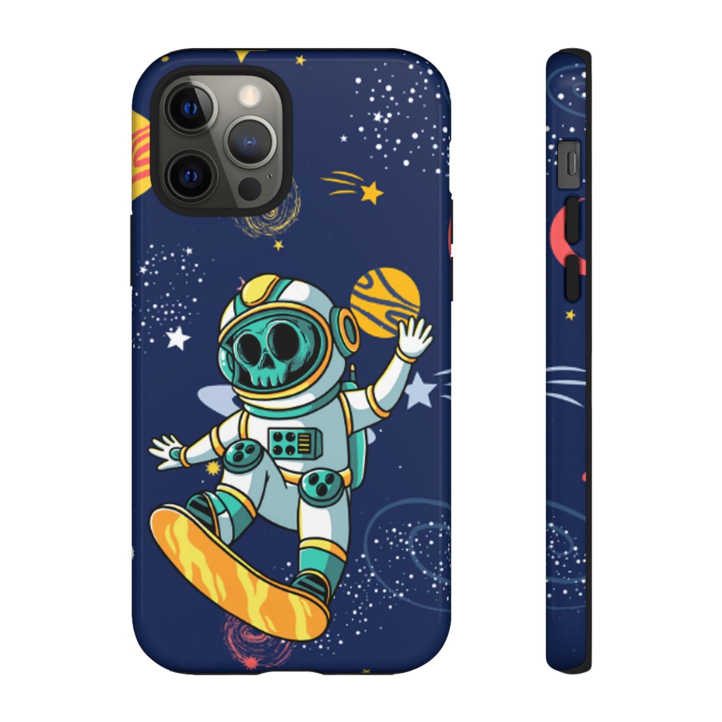 OMNI™ Skeleton Astronaut Space Surfer Double Layered Phone Case