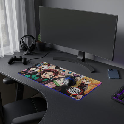 OMNI™ Demon Slayer Kamaboko Squad LED Gaming Mouse Pad