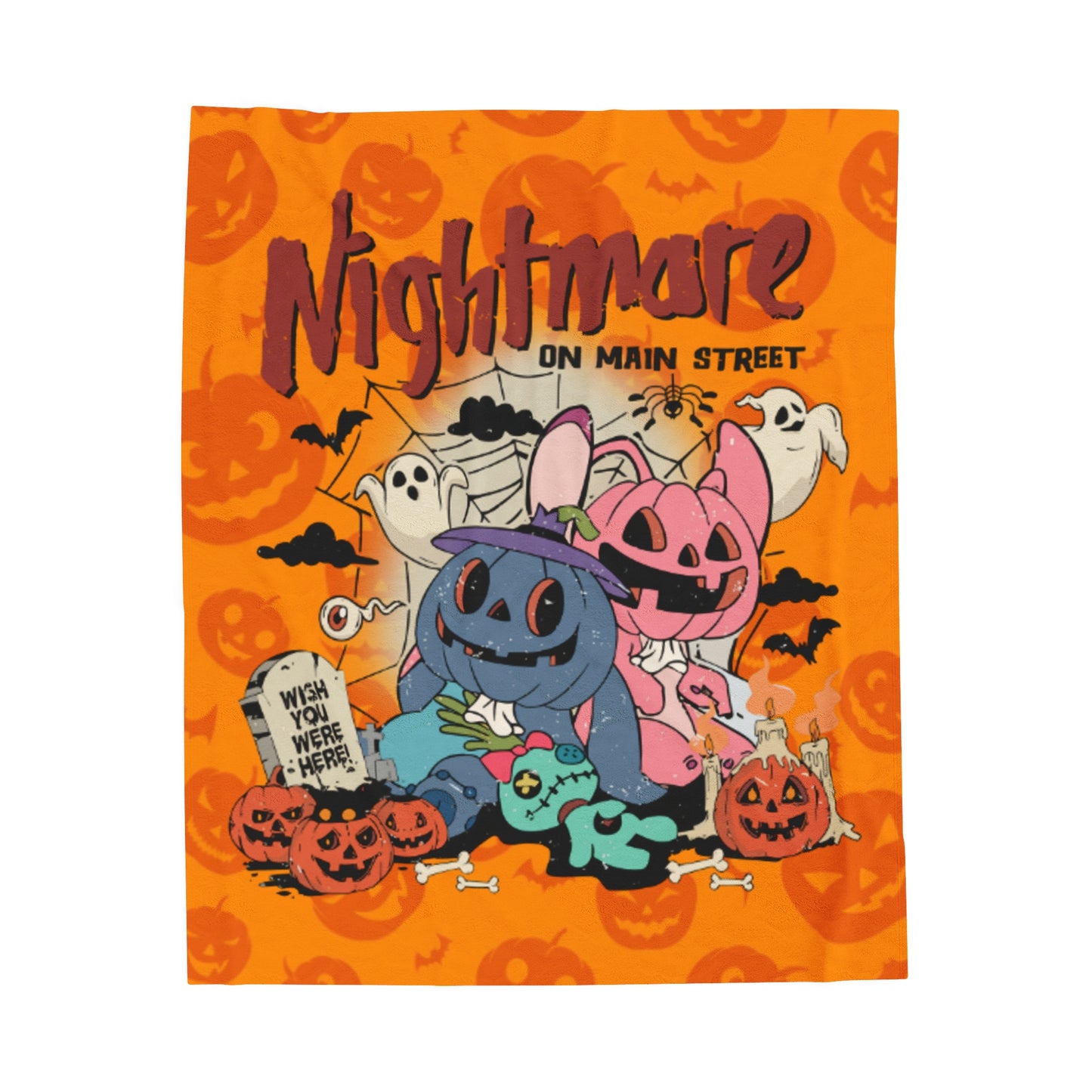 OMNI™ Nightmare On Main Street Velveteen Plush Blanket