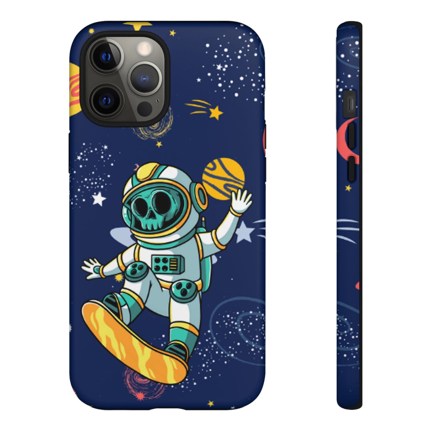 OMNI™ Skeleton Astronaut Space Surfer Double Layered Phone Case