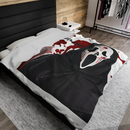 OMNI™ Ghostface Design Velveteen Plush Blanket