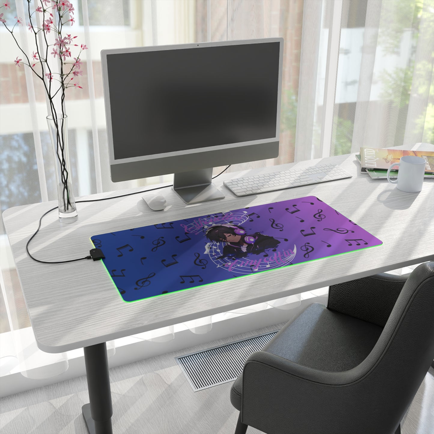 OMNI™ Silhouettes Of My Coffin LED Gaming Mouse Pad