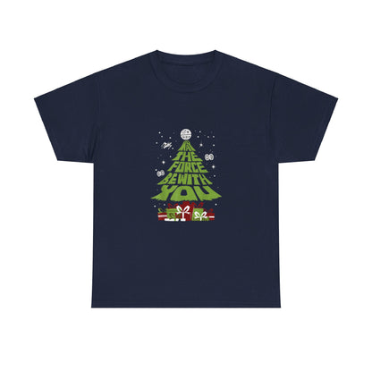 OMNI™ May The Force Be With You Christmas Tree Unisex Heavy Cotton T-Shirt