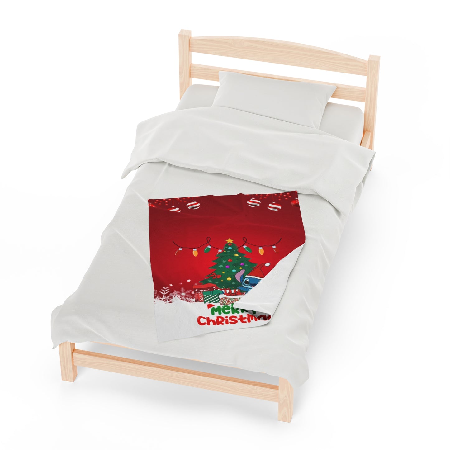 OMNI™ Stitch Christmas Themed Velveteen Plush Blanket