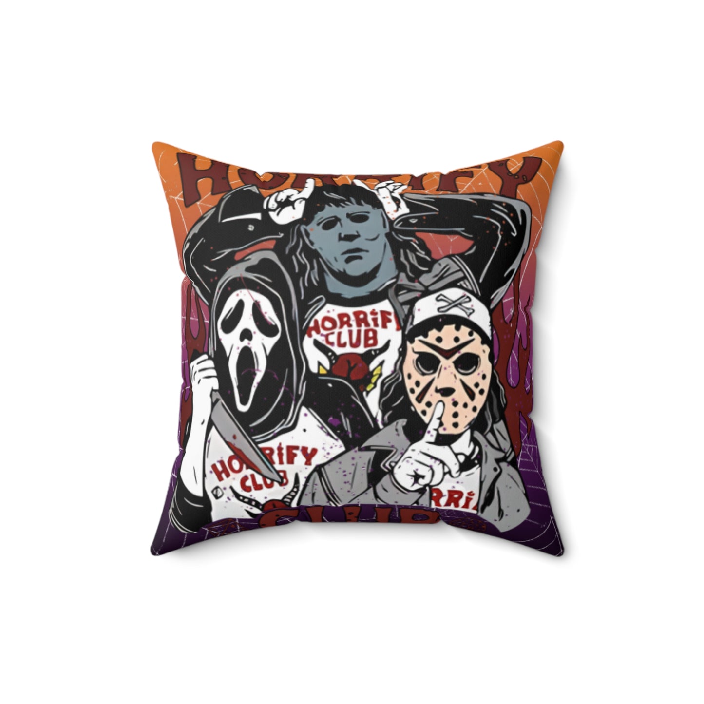 OMNI™ Horrify Club Spun Polyester Square Pillow