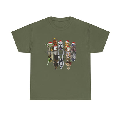 OMNI™ Star Wars Christmas Themed Unisex Heavy Cotton T-Shirts