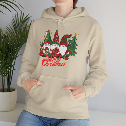 OMNI™ Merry Christmas Garden Gnomes Unisex Heavy Blend Hoodie