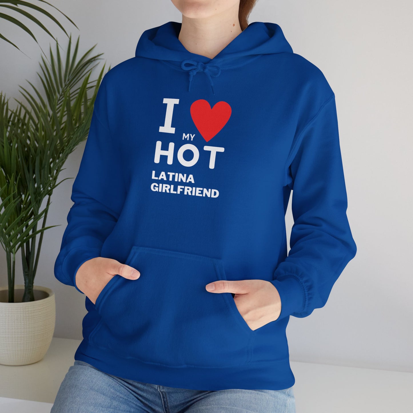 OMNI™ I Love My Hot Latina Girlfriend Men's Heavy Blend Hoodie