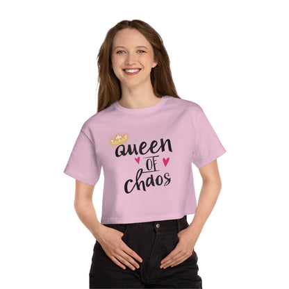 OMNI™ Queen Of Chaos Champion Women's Heritage Cropped T-Shirt