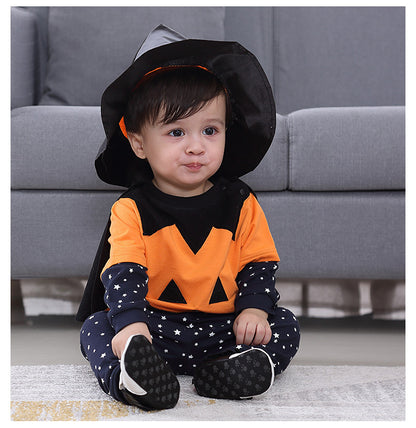 OMNI™ Four-piece Kids Halloween Bat Pumpkin Suit