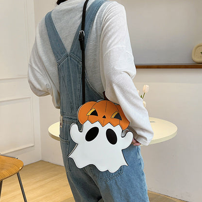 OMNI™ 3D Halloween Cartoon Pumpkin Ghost Shoulder Bag