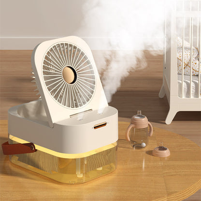 OMNI™ Portable Humidifier Spray Fan Air Cooler With Night Light