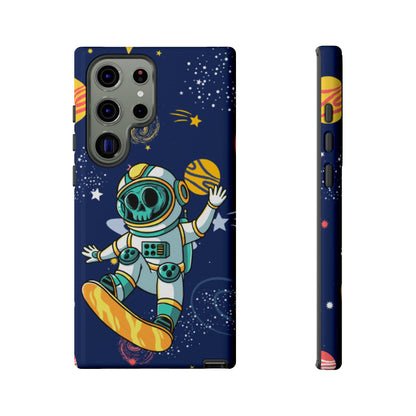 OMNI™ Skeleton Astronaut Space Surfer Double Layered Phone Case