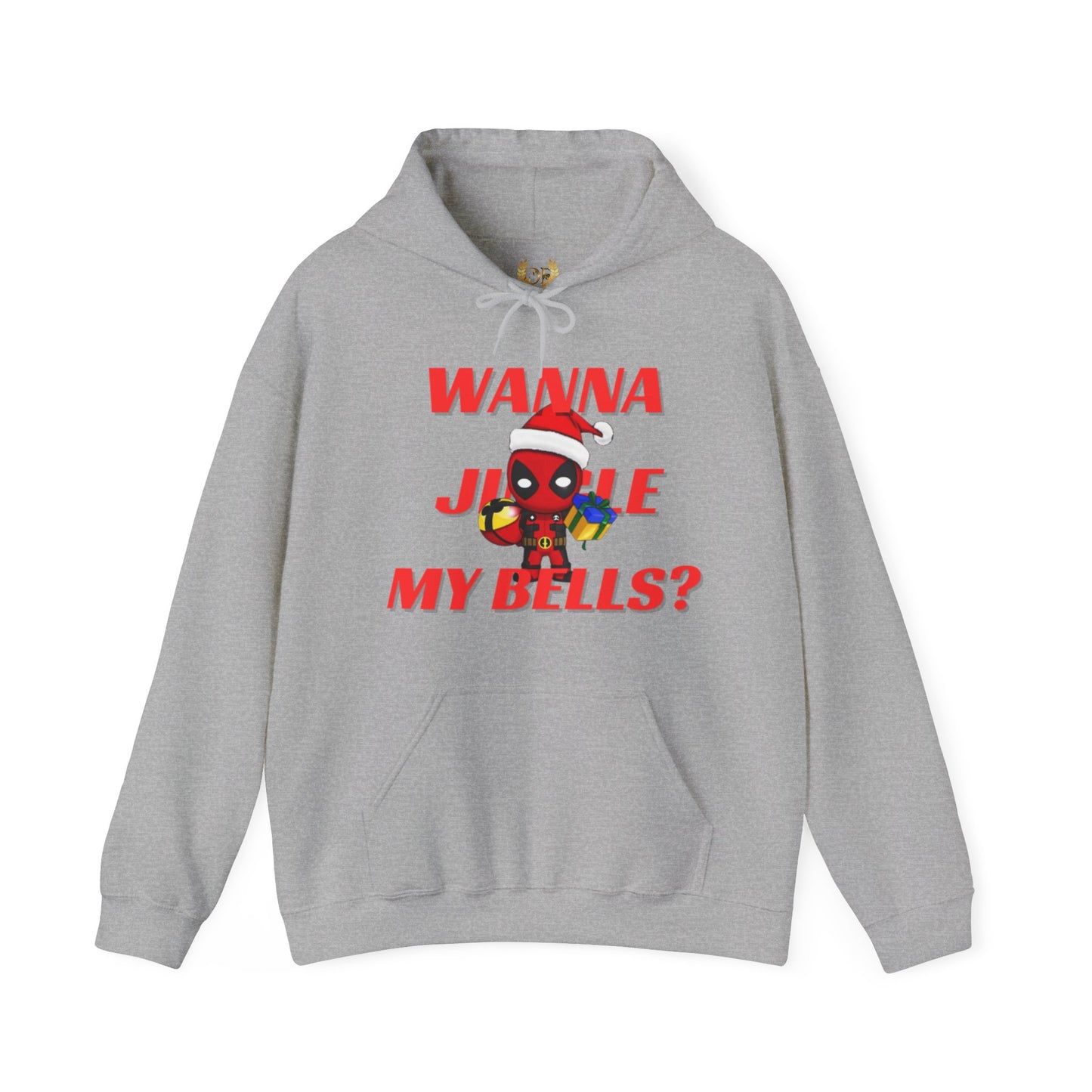 OMNI™ Deadpool Santa (Wanna Jingle My Bells?) Christmas Themed Hoodie