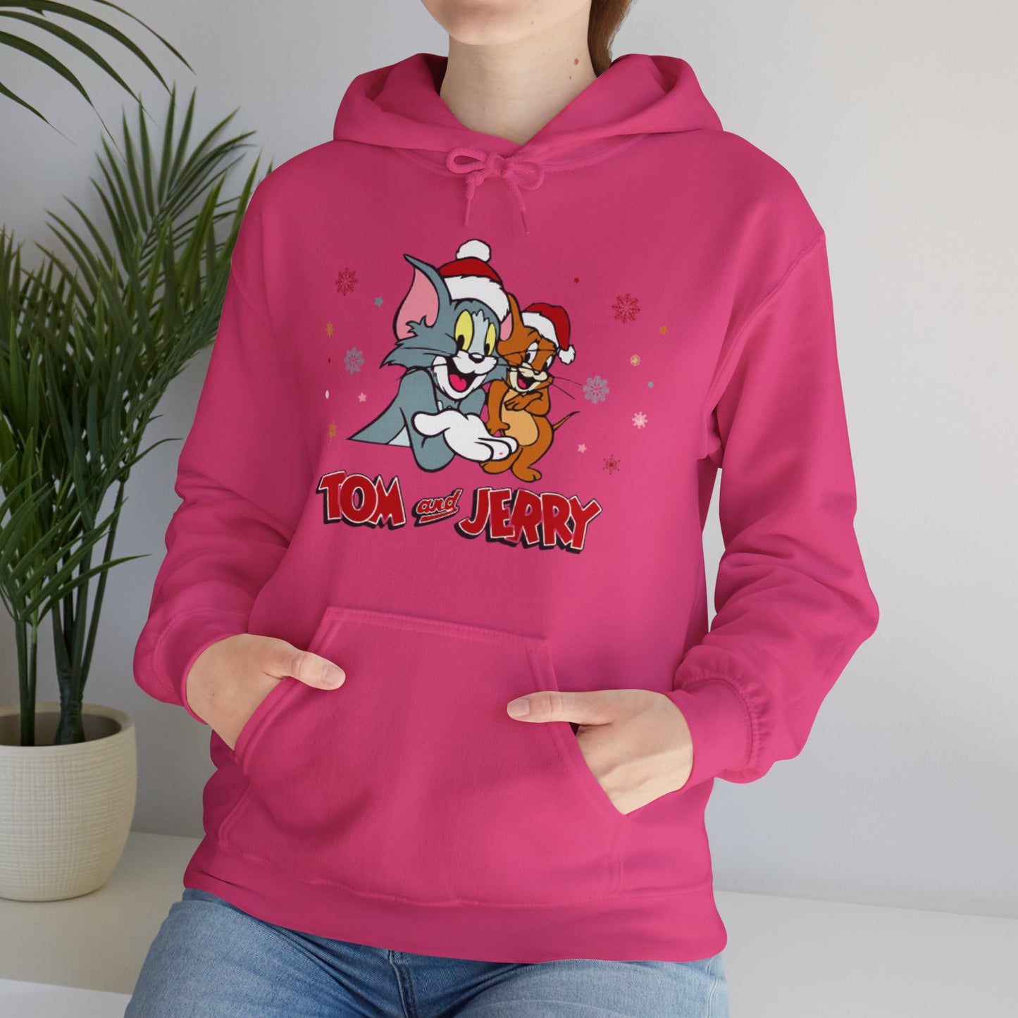 OMNI™ Tom and Jerry Christmas Themed Unisex Heavy Blend Hoodie