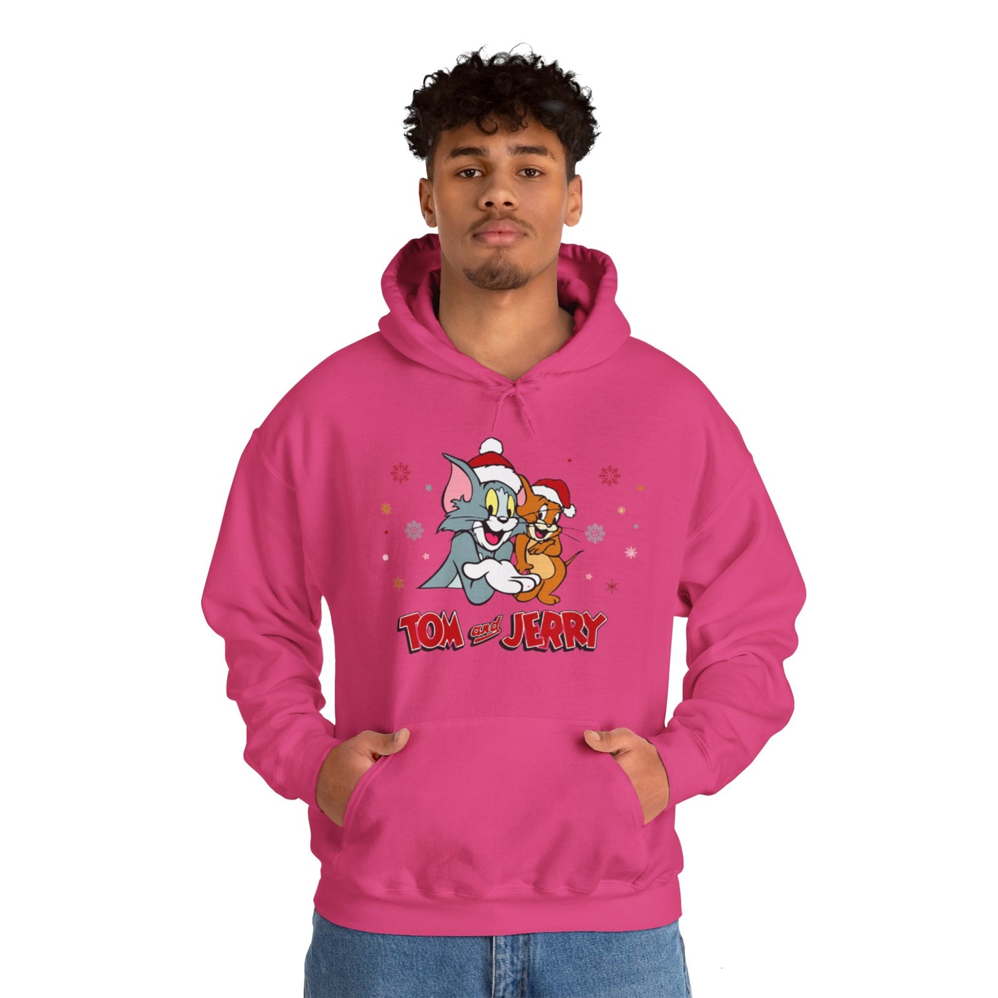 OMNI™ Tom and Jerry Christmas Themed Unisex Heavy Blend Hoodie