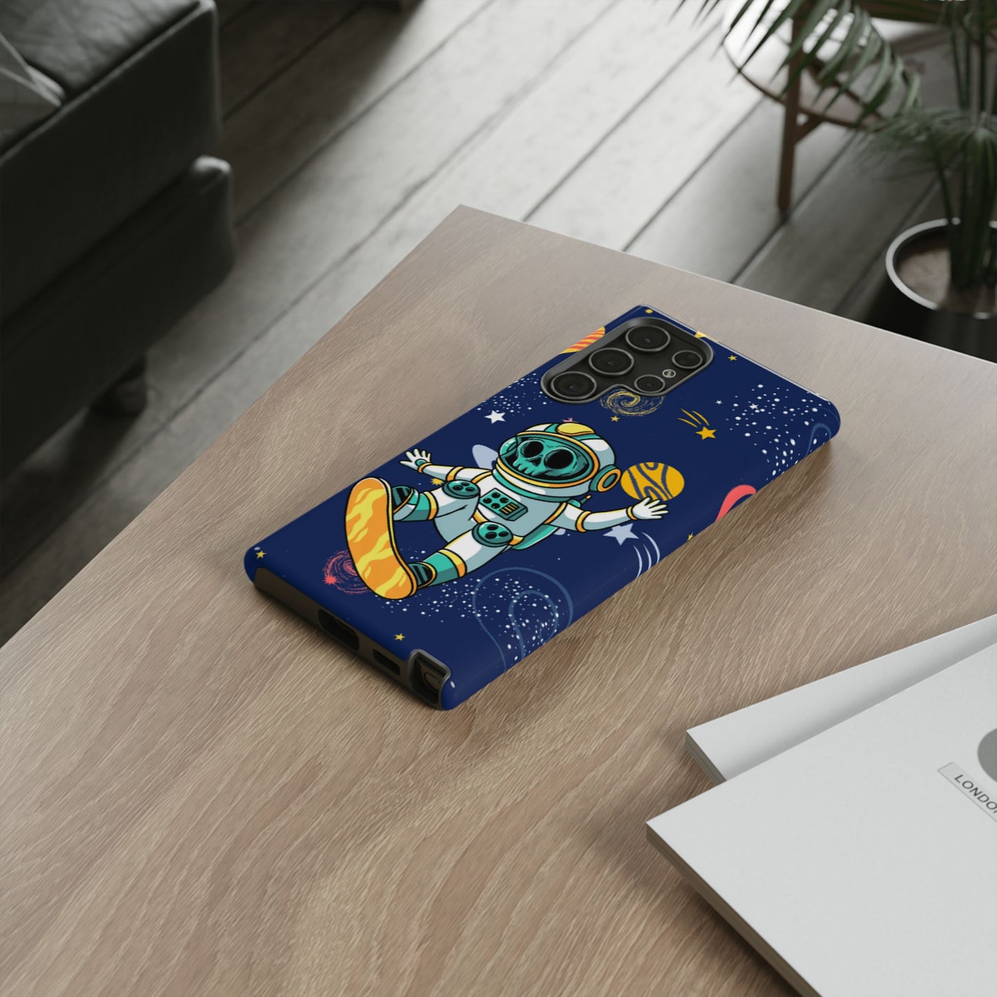 OMNI™ Skeleton Astronaut Space Surfer Double Layered Phone Case