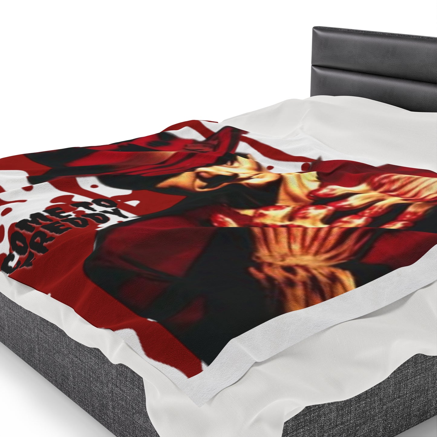 OMNI™ Freddy Krueger Design Velveteen Plush Blanket