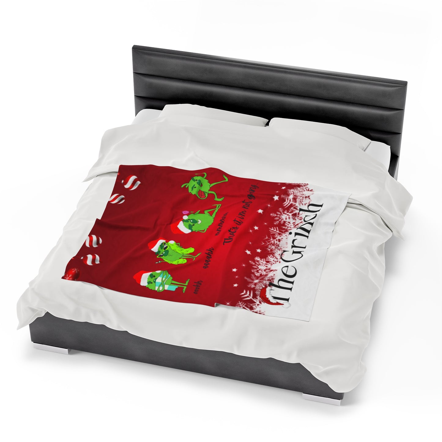 OMNI™ The Grinch "That's It I'm Not Going" Velveteen Plush Blanket