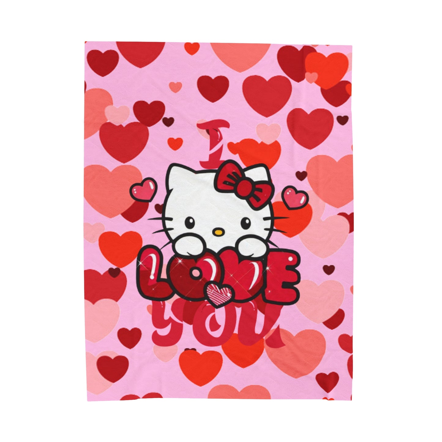 OMNI™ Hello Kitty Valentine's Day Velveteen Plush Blanket