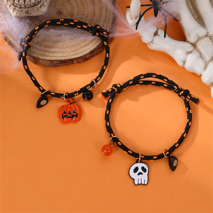 OMNI™ Halloween Ghost Pumpkin Rope Bracelet