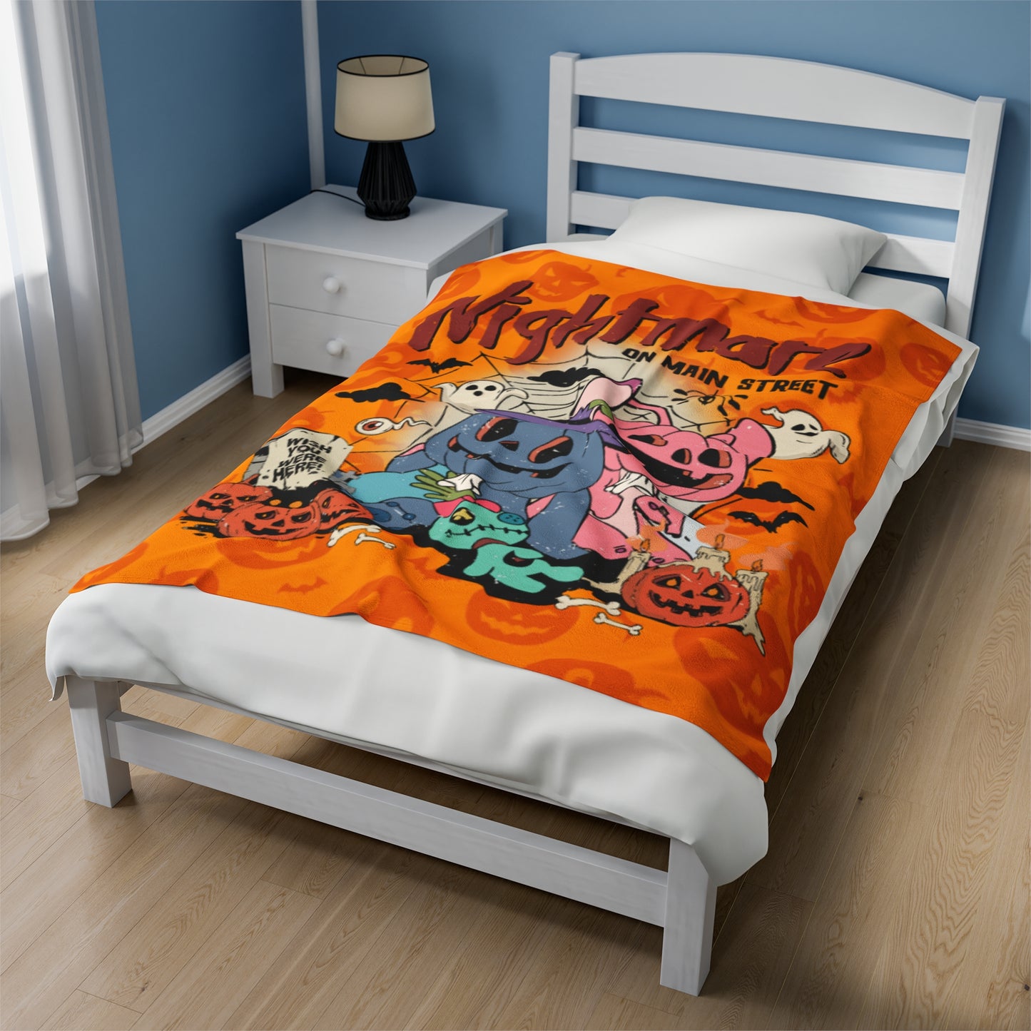 OMNI™ Nightmare On Main Street Velveteen Plush Blanket