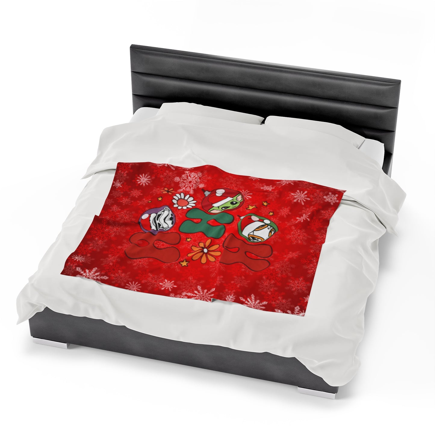 OMNI™ HO! HO! HO! Star Wars Christmas Themed Velveteen Plush Blanket