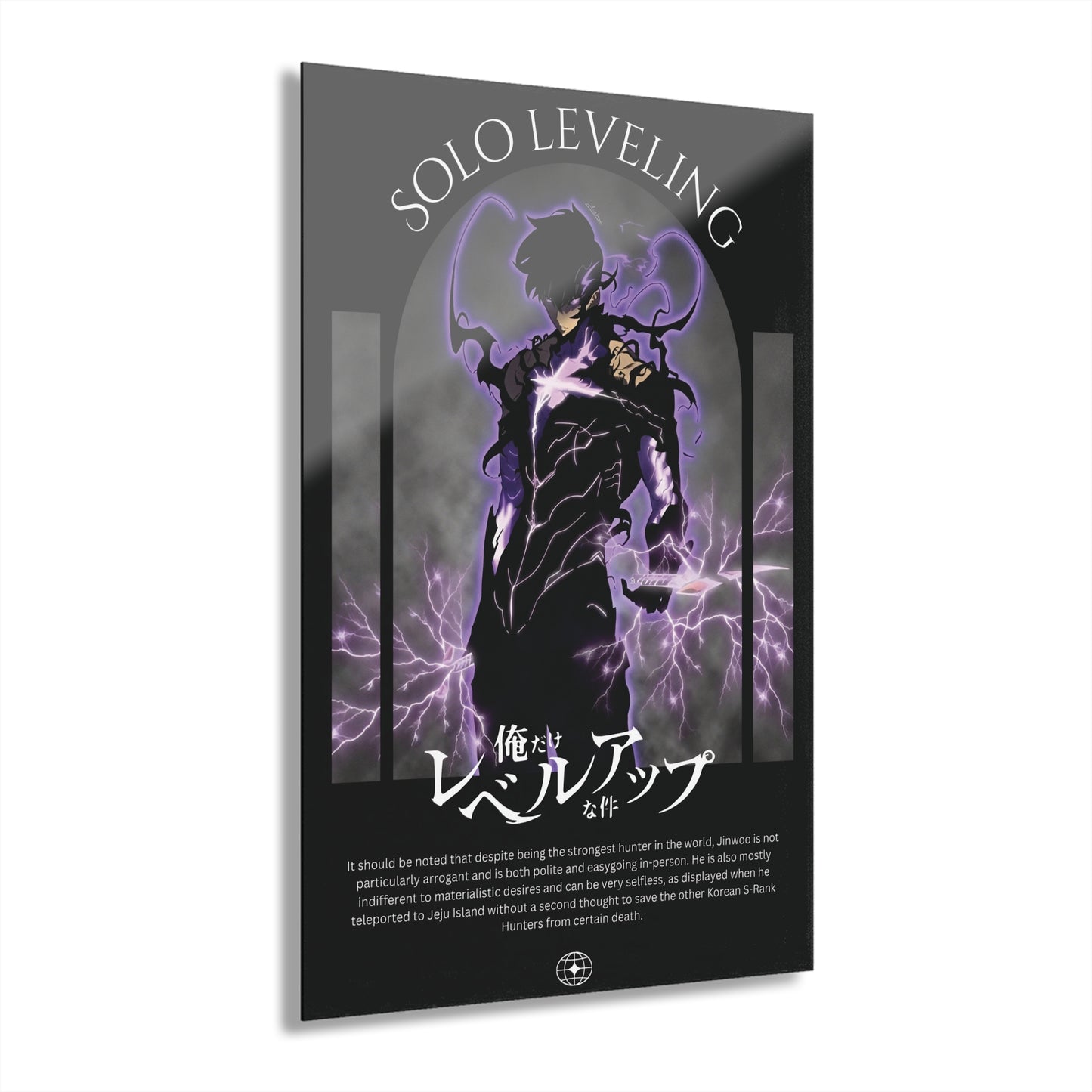 OMNI™ Solo Leveling Sung Jinwoo's Monarch Awakening Acrylic Print
