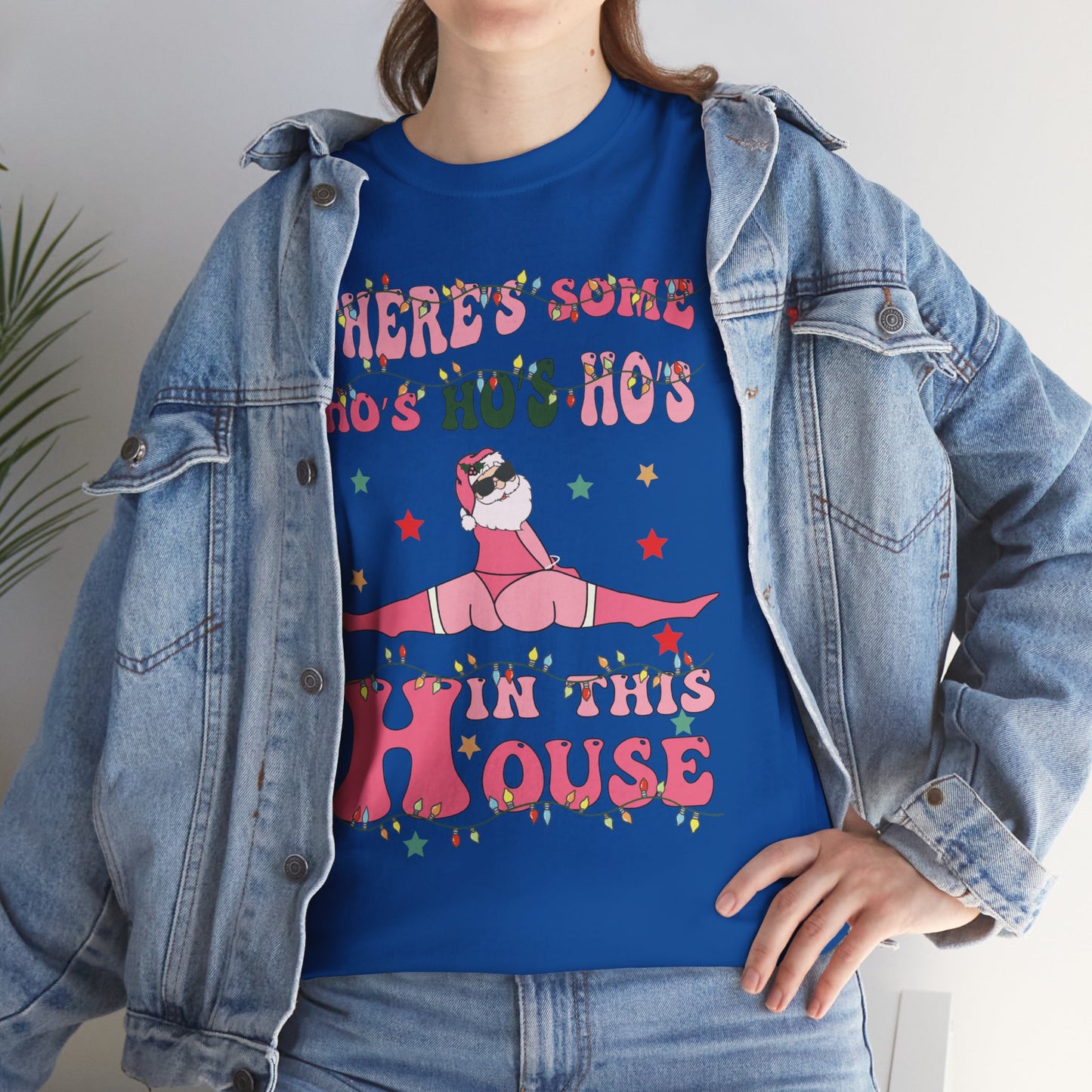 OMNI™ There's Some Ho, Ho, Hos Unisex Heavy Cotton T-Shirt