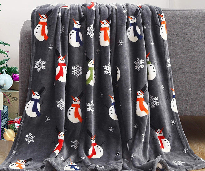 OMNI™ Double-sided Christmas Flannel Blanket