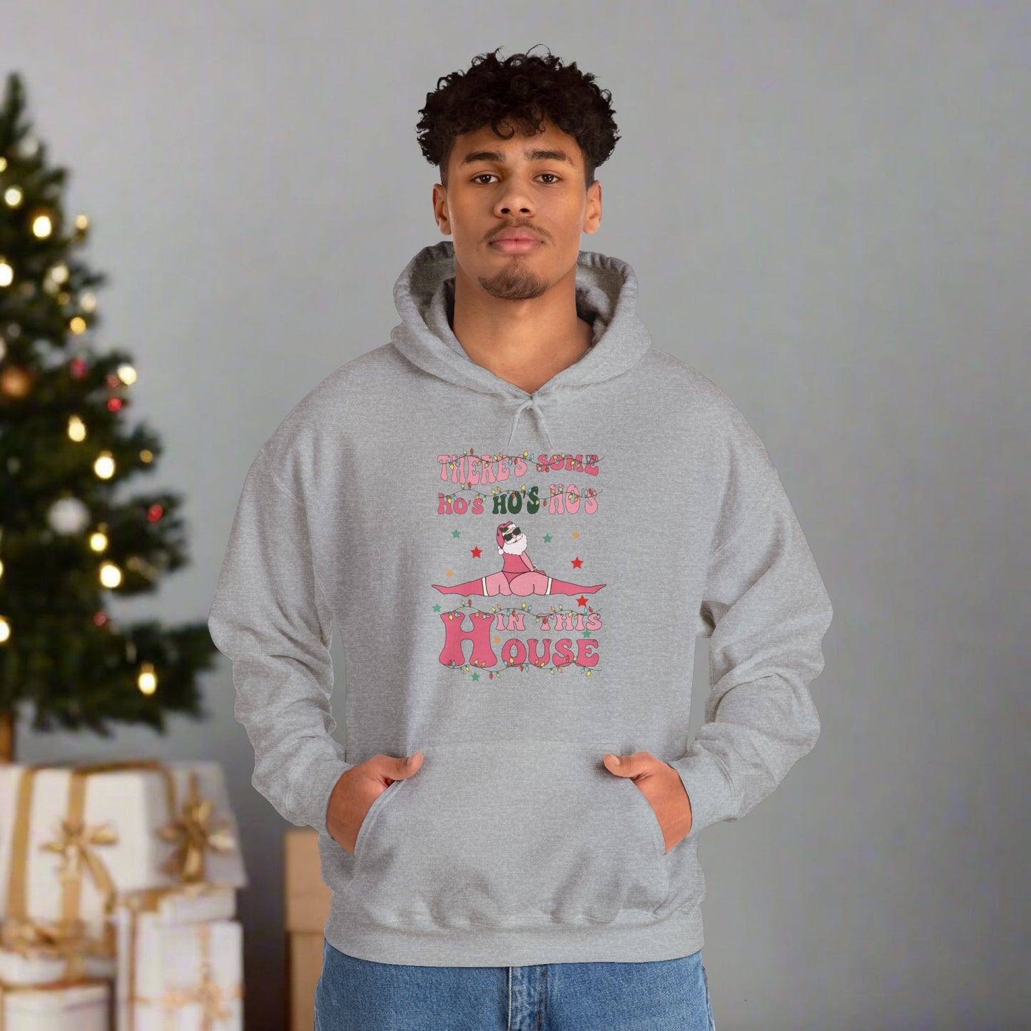 OMNI™ There's Some Ho, Ho, Hos Unisex Heavy Blend Hoodie