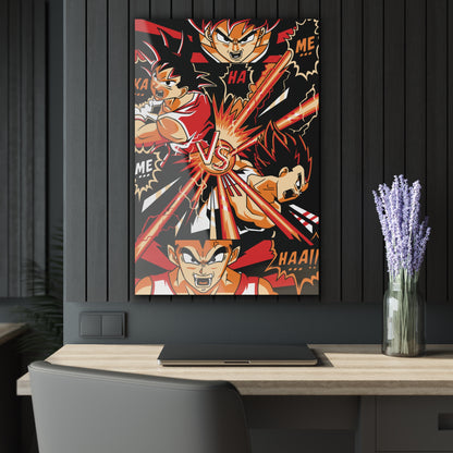 OMNI™ Dragon Ball Z Saiyan Battle Clash Acrylic Print