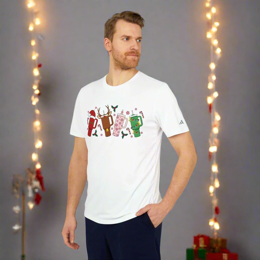 OMNI™ Christmas Tumbler Adidas Unisex Sport T-Shirt