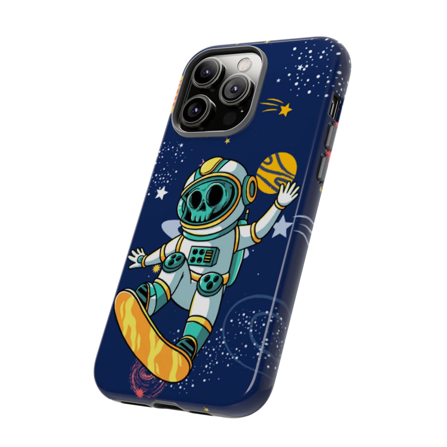 OMNI™ Skeleton Astronaut Space Surfer Double Layered Phone Case