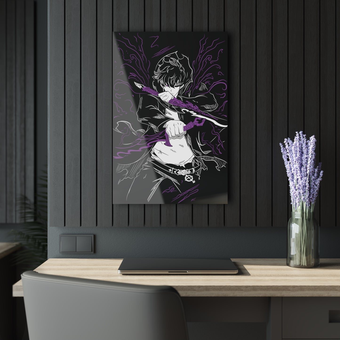 OMNI™ Solo Leveling Sung Jinwoo Twin Daggers Acrylic Print