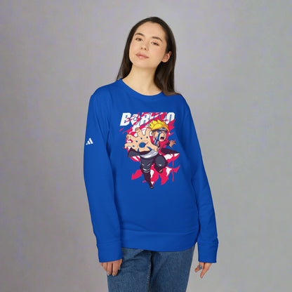 OMNI™ Boruto Byakugan Adidas Unisex Fleece Crewneck Sweatshirt