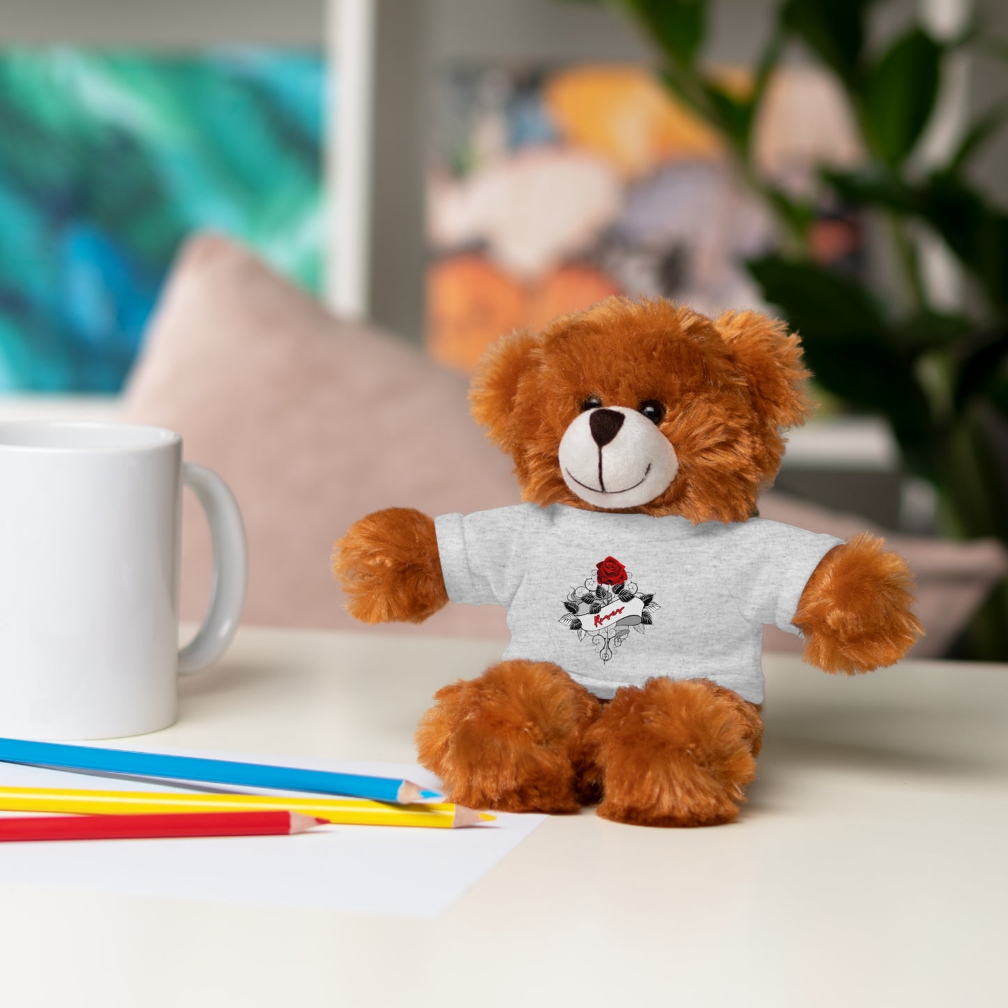 OMNI™ Roses Stuffed Animals with T-Shirt