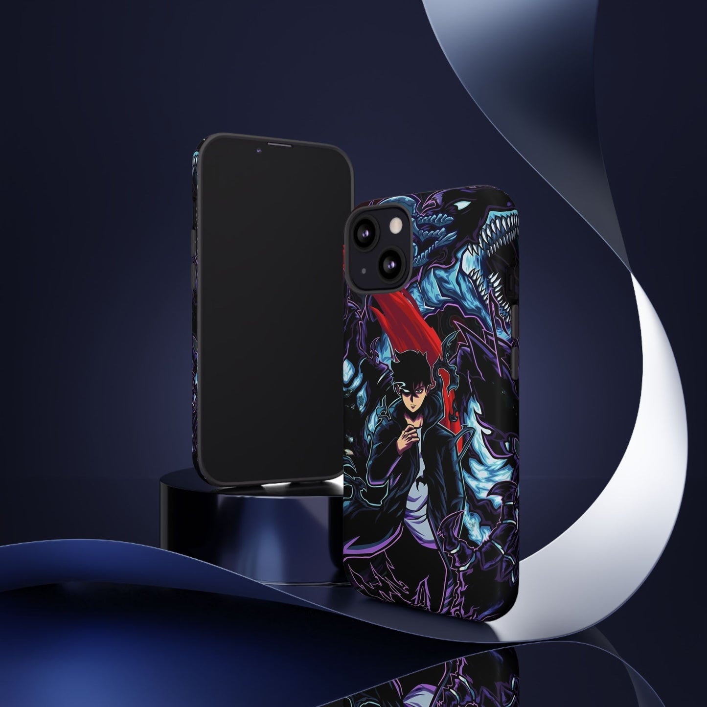 OMNI™ Solo Leveling (Sung Jin Woo and Kamish) Double Layered Phone Cases