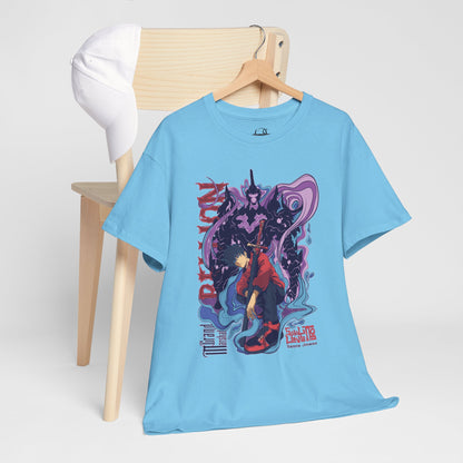 OMNI™ Solo Leveling Sung Drip-Woo Unisex Heavy Cotton T-Shirt