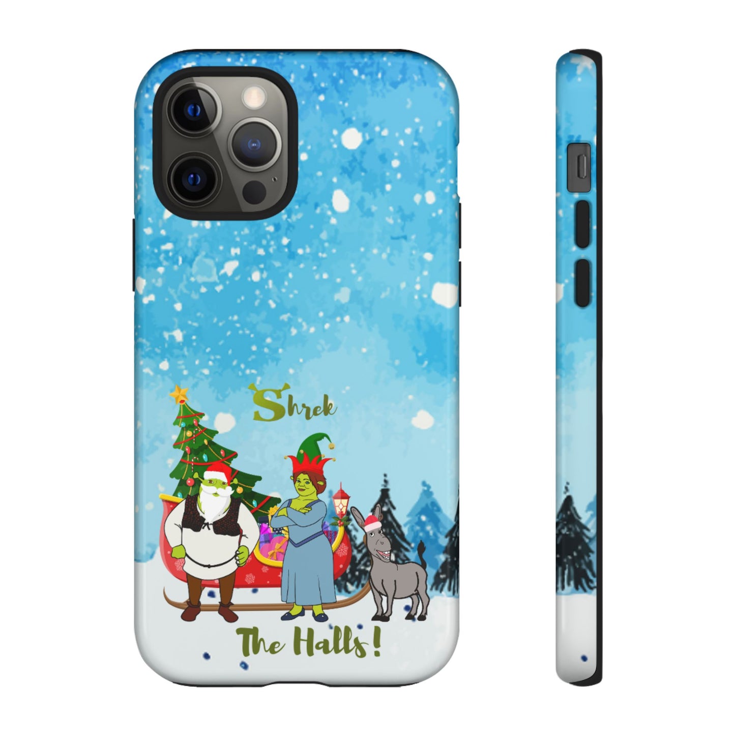 OMNI™ Shrek The Halls! (Shrek Trio: Shrek, Fiona and Donkey) Christmas Themed Phone Cases